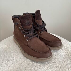 LIKE NEW - Sorel Madison II Moc Toe Boots - 9.5 - Tobacco Brown
